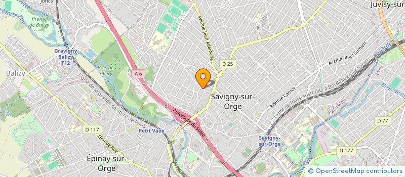 localisation de l'entreprise MONSIEUR CHRISTOPHE BERTHIER  SAVIGNY-SUR-ORGE
