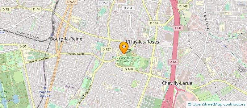 localisation de l'entreprise MONSIEUR CHRISTOPHE BERTHOU  L'HAY-LES-ROSES