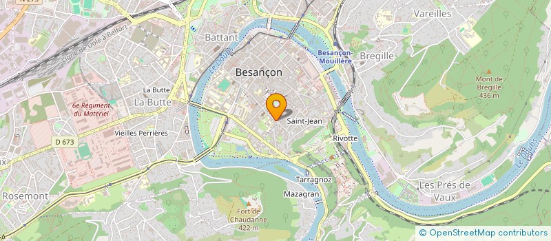 localisation de l'entreprise MONSIEUR CHRISTOPHE BERTIN  BESANCON