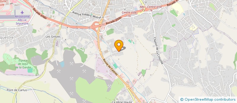 localisation de l'entreprise MONSIEUR CHRISTOPHE BERTINO  ALBI