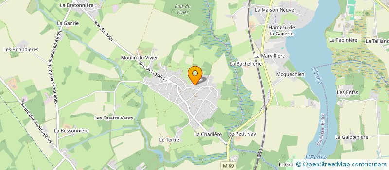 localisation de l'entreprise MONSIEUR CHRISTOPHE BERTON à LA CHAPELLE-SUR-ERDRE