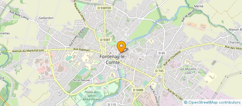 localisation de l'entreprise MONSIEUR CHRISTOPHE BERTRAND à FONTENAY-LE-COMTE