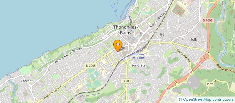 localisation de l'entreprise MONSIEUR CHRISTOPHE BERTRAND à THONON-LES-BAINS