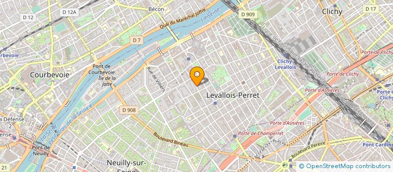 localisation de l'entreprise MONSIEUR CHRISTOPHE BERTRAND à LEVALLOIS-PERRET