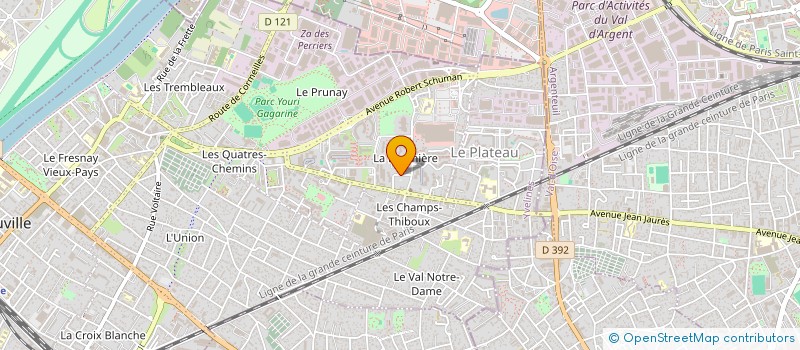 localisation de l'entreprise MONSIEUR CHRISTOPHE BERTRAND  SARTROUVILLE