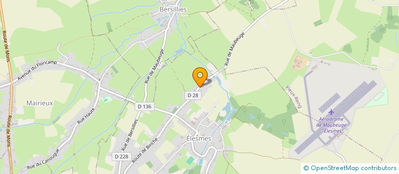 localisation de l'entreprise MONSIEUR CHRISTOPHE BERTRAND  ELESMES