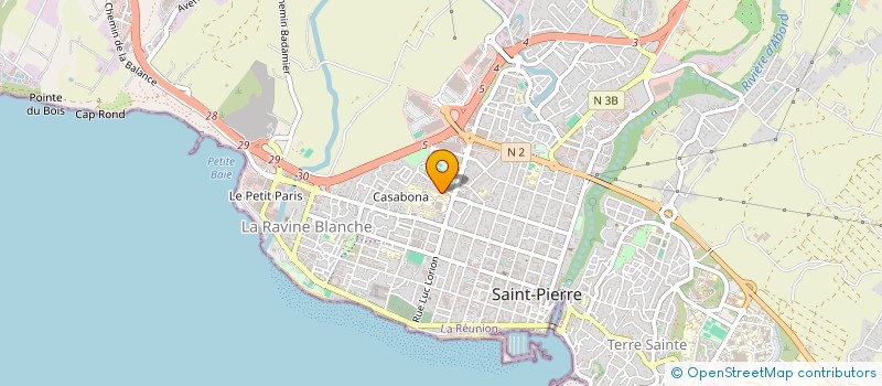 localisation de l'entreprise MONSIEUR CHRISTOPHE BERTRAND BEGUE à SAINT-PIERRE