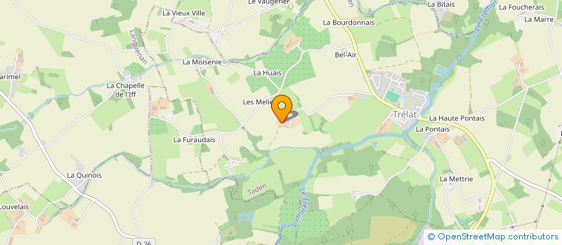 localisation de l'entreprise MONSIEUR CHRISTOPHE BERTRON  SAINT-MELOIR-DES-BOIS