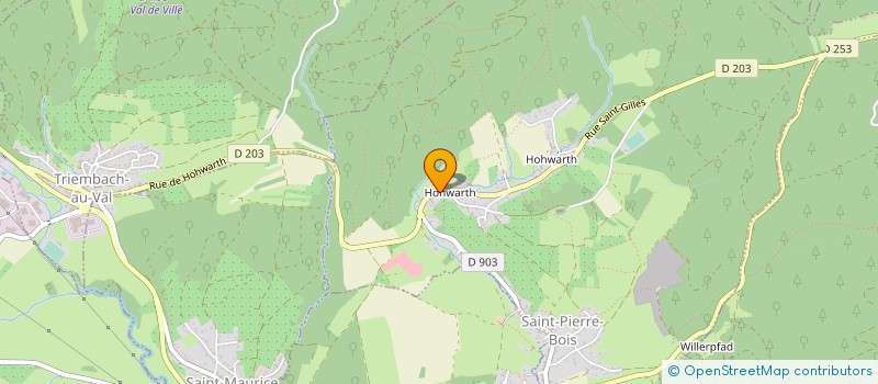 localisation de l'entreprise MONSIEUR CHRISTOPHE BESSEUX  SAINT-PIERRE-BOIS