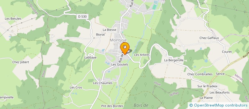 localisation de l'entreprise MONSIEUR CHRISTOPHE BESSON à YOUX