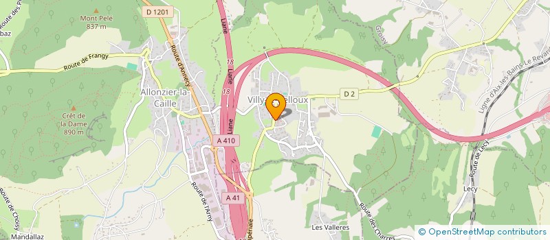 localisation de l'entreprise MONSIEUR CHRISTOPHE BESSON  VILLY-LE-PELLOUX