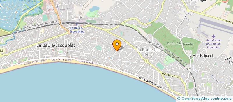 localisation de l'entreprise MONSIEUR CHRISTOPHE BESSONNIER  LA BAULE-ESCOUBLAC