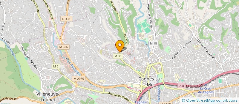 localisation de l'entreprise MONSIEUR CHRISTOPHE BESTAGNO à CAGNES-SUR-MER