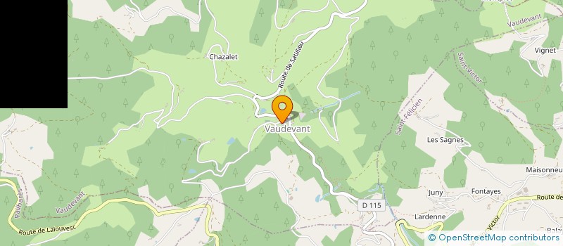 localisation de l'entreprise MONSIEUR CHRISTOPHE BETTE  VAUDEVANT