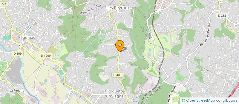 localisation de l'entreprise MONSIEUR CHRISTOPHE BETTINI à LA ROQUETTE-SUR-SIAGNE