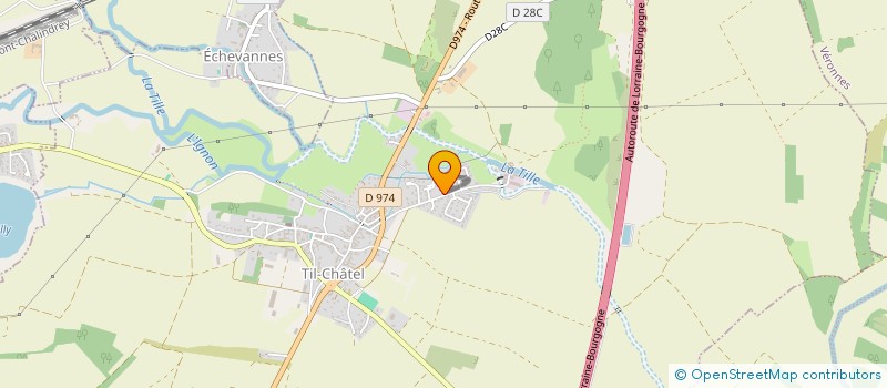 localisation de l'entreprise MONSIEUR CHRISTOPHE BEUDET  TIL-CHATEL