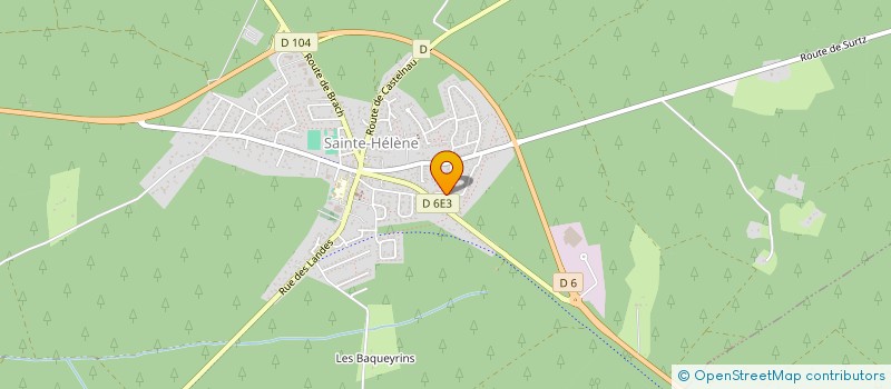 localisation de l'entreprise MONSIEUR CHRISTOPHE BEURIER  SAINTE-HELENE