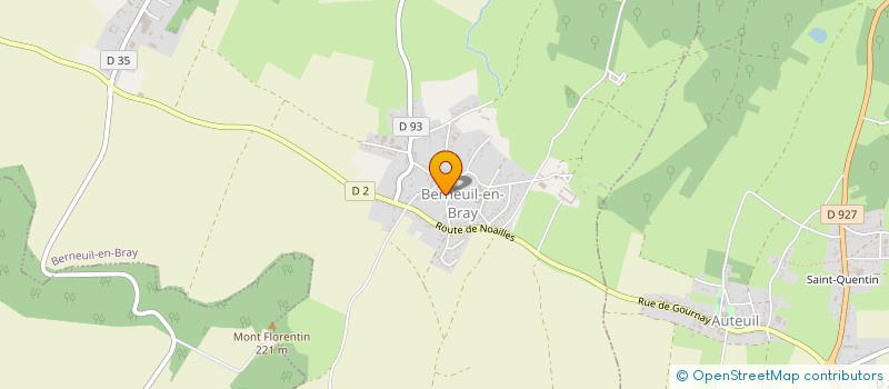 localisation de l'entreprise MONSIEUR CHRISTOPHE BEYNEN  BERNEUIL-EN-BRAY