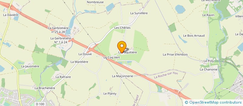 localisation de l'entreprise MONSIEUR CHRISTOPHE BEZIER à MOUILLERON-LE-CAPTIF