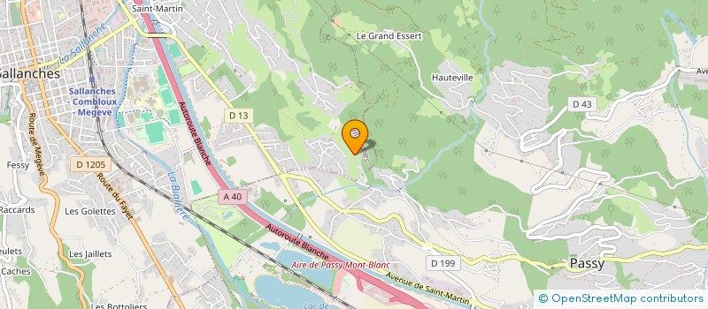 localisation de l'entreprise MONSIEUR CHRISTOPHE BIBOLLET  SALLANCHES