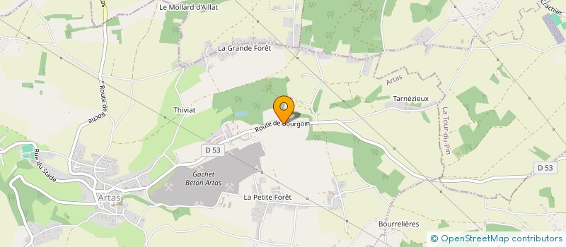 localisation de l'entreprise MONSIEUR CHRISTOPHE BICHARD  ARTAS