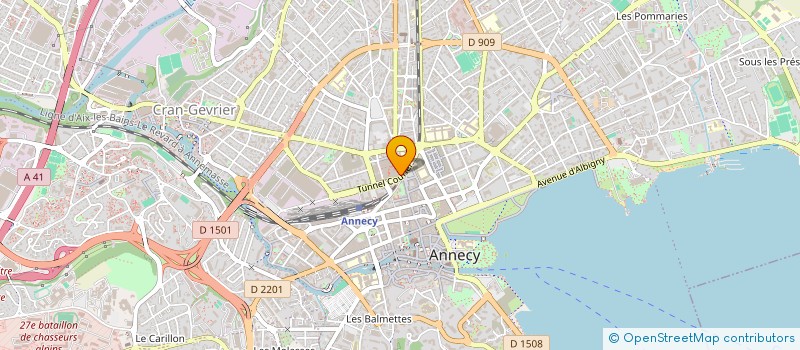 localisation de l'entreprise MONSIEUR CHRISTOPHE BIDAL à ANNECY