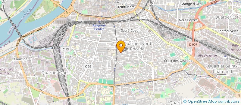 localisation de l'entreprise MONSIEUR CHRISTOPHE BIENVENU  AVIGNON