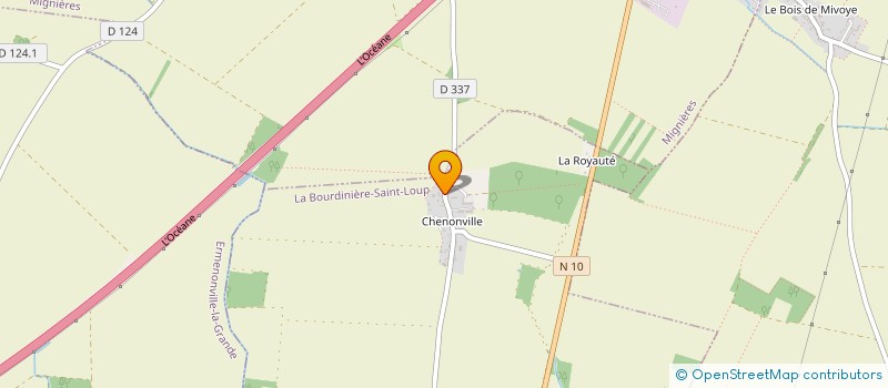 localisation de l'entreprise MONSIEUR CHRISTOPHE BIET à LA BOURDINIERE-SAINT-LOUP