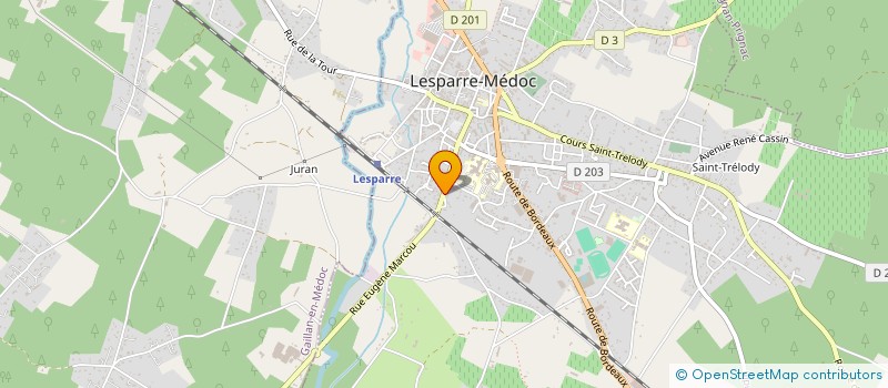localisation de l'entreprise MONSIEUR CHRISTOPHE BIGEAU  LESPARRE-MEDOC