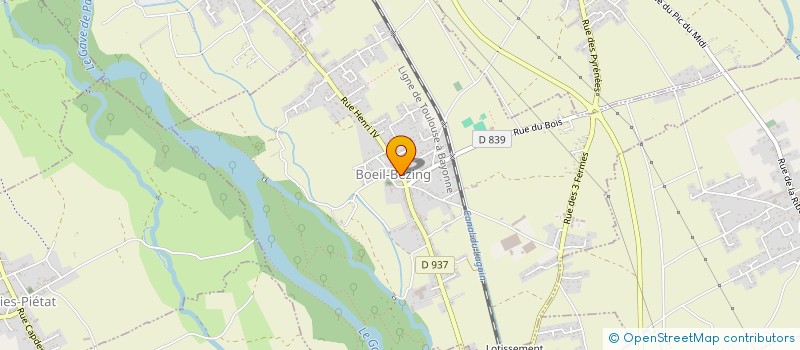 localisation de l'entreprise MONSIEUR CHRISTOPHE BIGRE  PONTIACQ-VIELLEPINTE