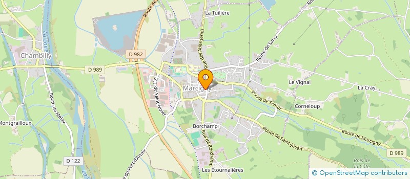 localisation de l'entreprise MONSIEUR CHRISTOPHE BILLARD à MARCIGNY
