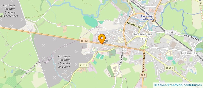 localisation de l'entreprise MONSIEUR CHRISTOPHE BILLET  AVESNES-SUR-HELPE