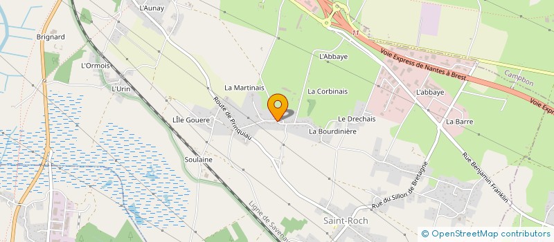 localisation de l'entreprise MONSIEUR CHRISTOPHE BILY  PONTCHATEAU