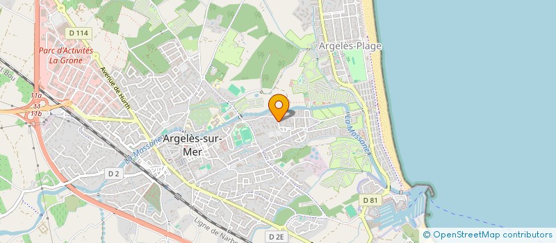 localisation de l'entreprise MONSIEUR CHRISTOPHE BINAME  ARGELES-SUR-MER