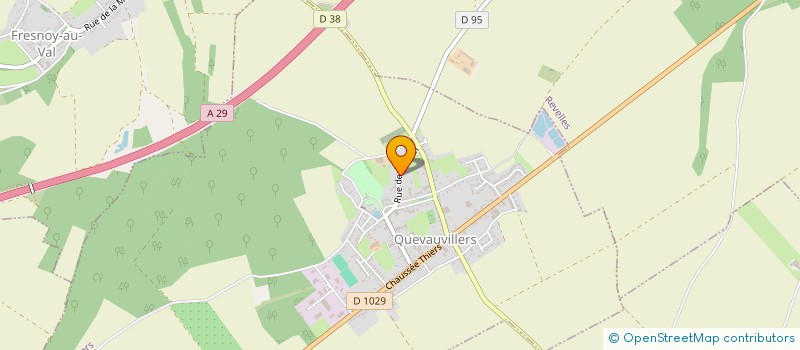 localisation de l'entreprise MONSIEUR CHRISTOPHE BINET  QUEVAUVILLERS