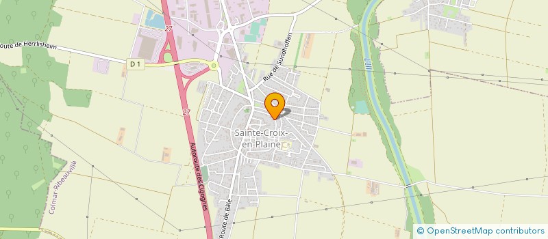 localisation de l'entreprise MONSIEUR CHRISTOPHE BIRGAENTZLE  SAINTE-CROIX-EN-PLAINE