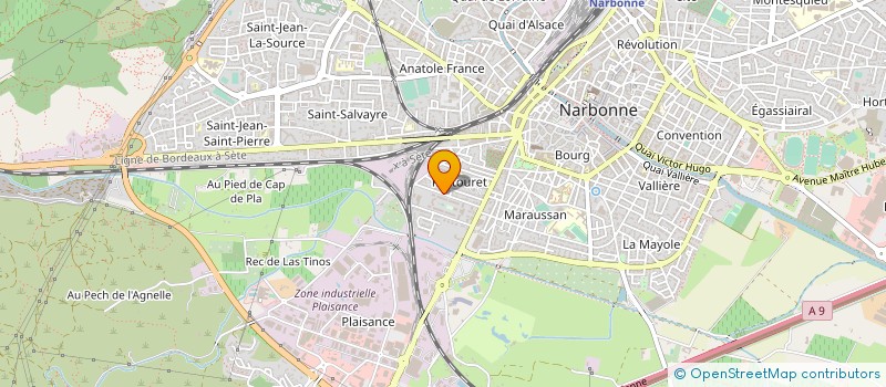 localisation de l'entreprise MONSIEUR CHRISTOPHE BIROT à NARBONNE