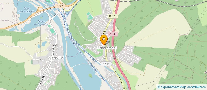 localisation de l'entreprise MONSIEUR CHRISTOPHE BIZE  RICHARDMENIL