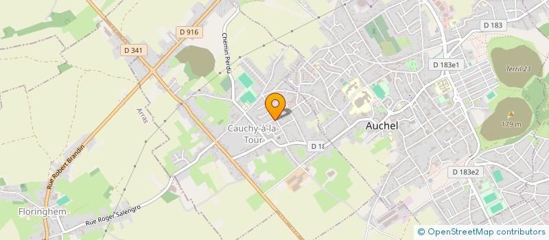 localisation de l'entreprise MONSIEUR CHRISTOPHE BIZET  CAUCHY-A-LA-TOUR