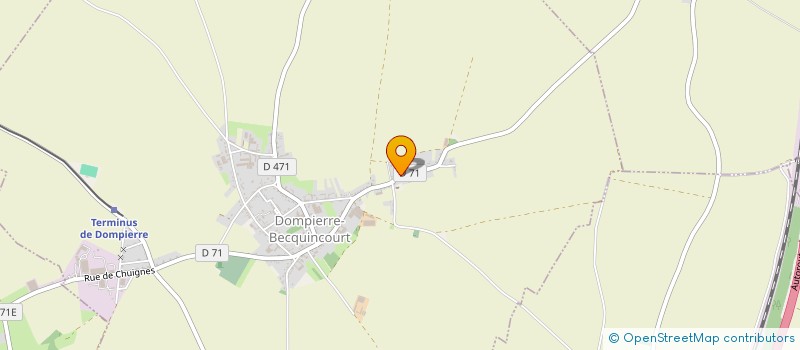 localisation de l'entreprise MONSIEUR CHRISTOPHE BIZETTE  DOMPIERRE-BECQUINCOURT