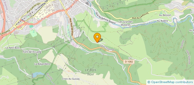 localisation de l'entreprise MONSIEUR CHRISTOPHE BLACHON  SAINT-ETIENNE