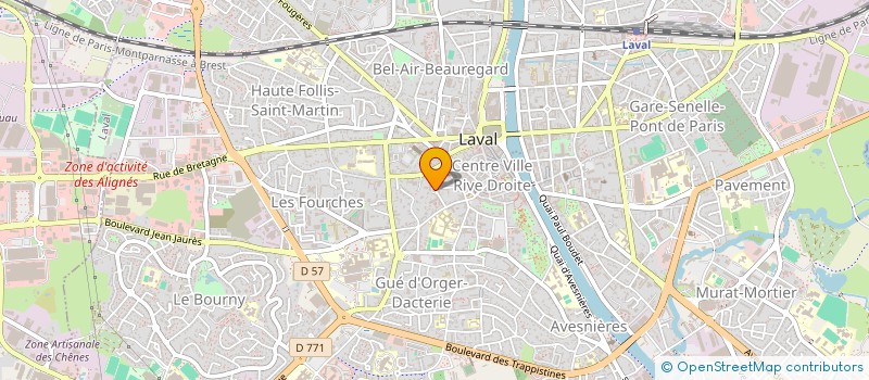 localisation de l'entreprise MONSIEUR CHRISTOPHE BLAIS à LAVAL