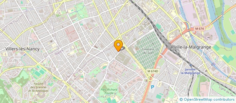 localisation de l'entreprise MONSIEUR CHRISTOPHE BLAISE  VANDUVRE-LES-NANCY