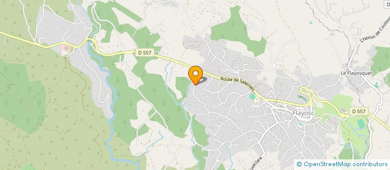 localisation de l'entreprise MONSIEUR CHRISTOPHE BLANC  FLAYOSC