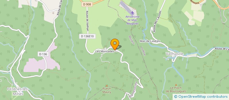 localisation de l'entreprise MONSIEUR CHRISTOPHE BLANC  PEZENES-LES-MINES