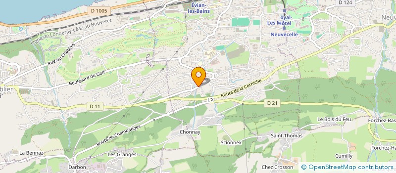 localisation de l'entreprise MONSIEUR CHRISTOPHE BLANC  SAINT-PAUL-EN-CHABLAIS