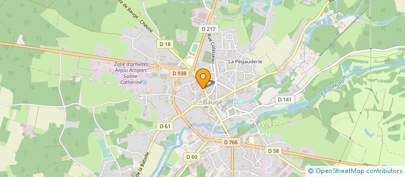 localisation de l'entreprise MONSIEUR CHRISTOPHE BLANC  BAUGE-EN-ANJOU