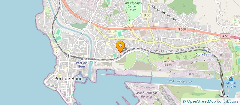 localisation de l'entreprise MONSIEUR CHRISTOPHE BLANC  ISTRES