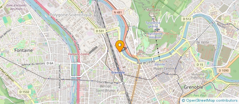 localisation de l'entreprise MONSIEUR CHRISTOPHE BLANC-GONNET à GRENOBLE