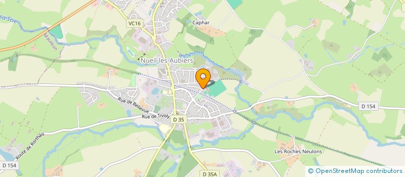 localisation de l'entreprise MONSIEUR CHRISTOPHE BLANCHARD  NUEIL-LES-AUBIERS